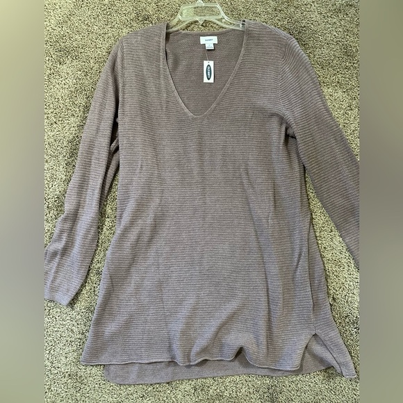 Women’s Old Navy Dusty Rose V-Neck long sleeve tunic - Picture 5 of 6